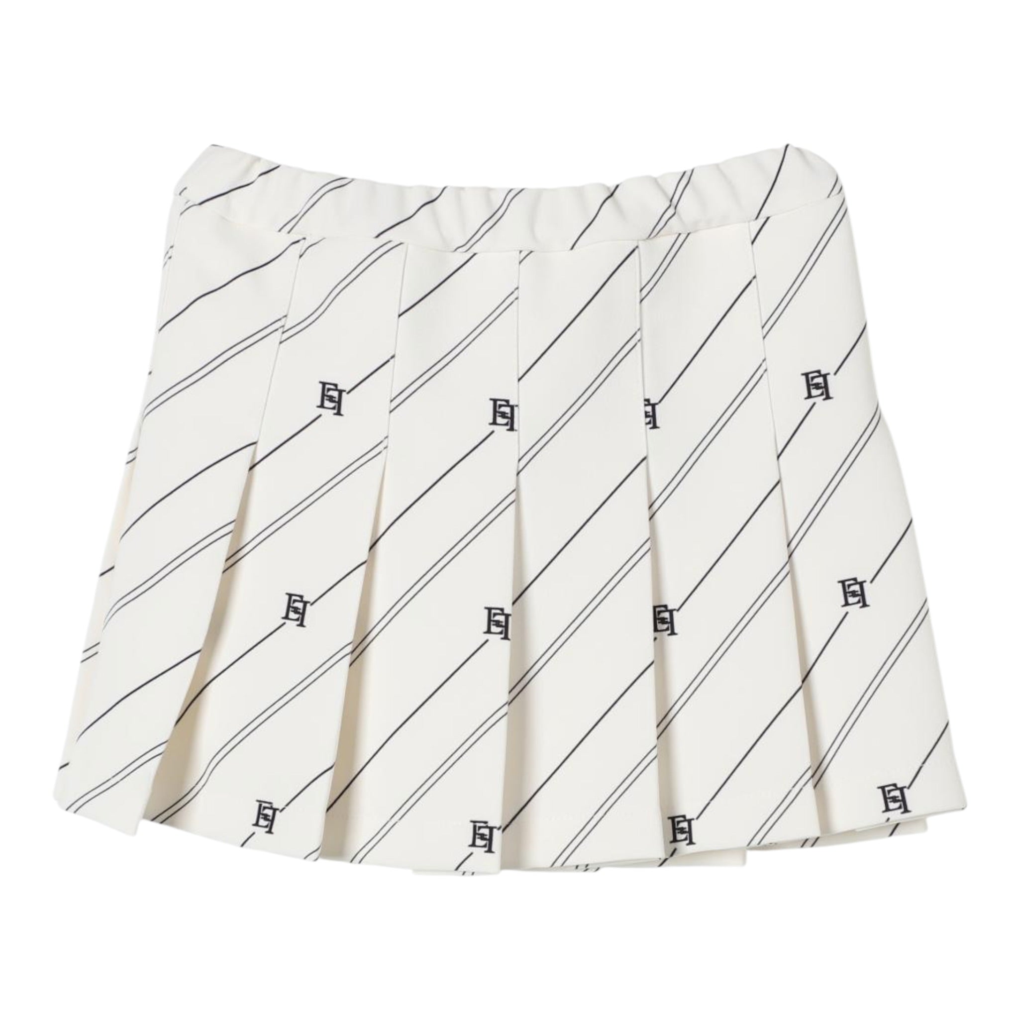 Elisabetta Franchi Gonna tinta unita con Elastico In Vita Crema per Neonata EGGO043 CREMA ELISABETTA FRANCHI 
