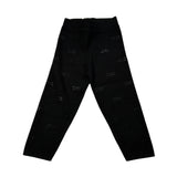 Elisabetta Franchi Leggins In Maglia tinta unita con Brillantini Nero per Bambina EGPA085J NERO ELISABETTA FRANCHI 