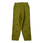 Elisabetta Franchi Leggins In Maglia tinta unita con Brillantini Verde per Bambina EGPA085XJ VERDE ELISABETTA FRANCHI 