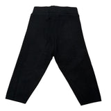 Elisabetta Franchi Leggins In Maglia tinta unita con Brillantini Nero per Neonata EGPA085XX NERO ELISABETTA FRANCHI 
