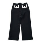 Elisabetta Franchi Pantalone tinta unita con Tasche Nero per Bambina EGPA086 NERO ELISABETTA FRANCHI 