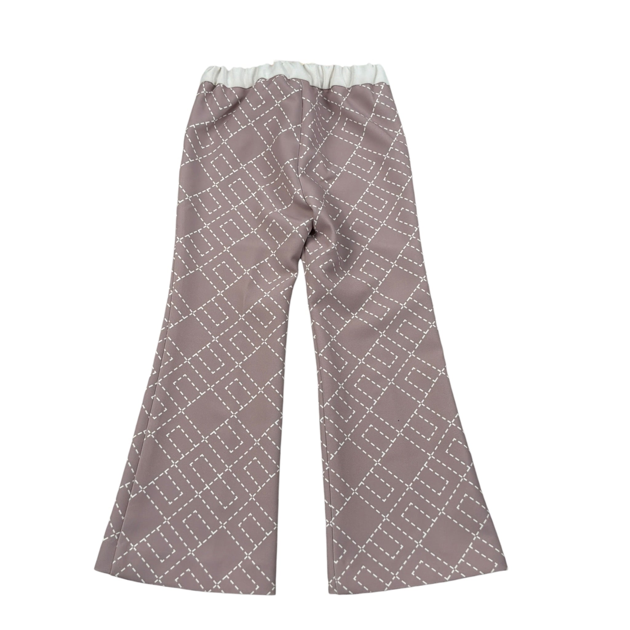 Elisabetta Franchi Pantalone tinta unita con Stampa Rosa per Bambina EGPA087 ROSA ELISABETTA FRANCHI 