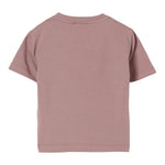 Elisabetta Franchi T-Shirt tinta unita con Logo Rosa Antico per Neonata EGTS100 ROSA ANTICO ELISABETTA FRANCHI 