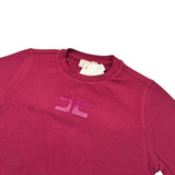 Elisabetta Franchi T-Shirt Girocollo tinta unita con Stampa Bordeaux per Neonata EGTS103 BORDEAUX ELISABETTA FRANCHI 