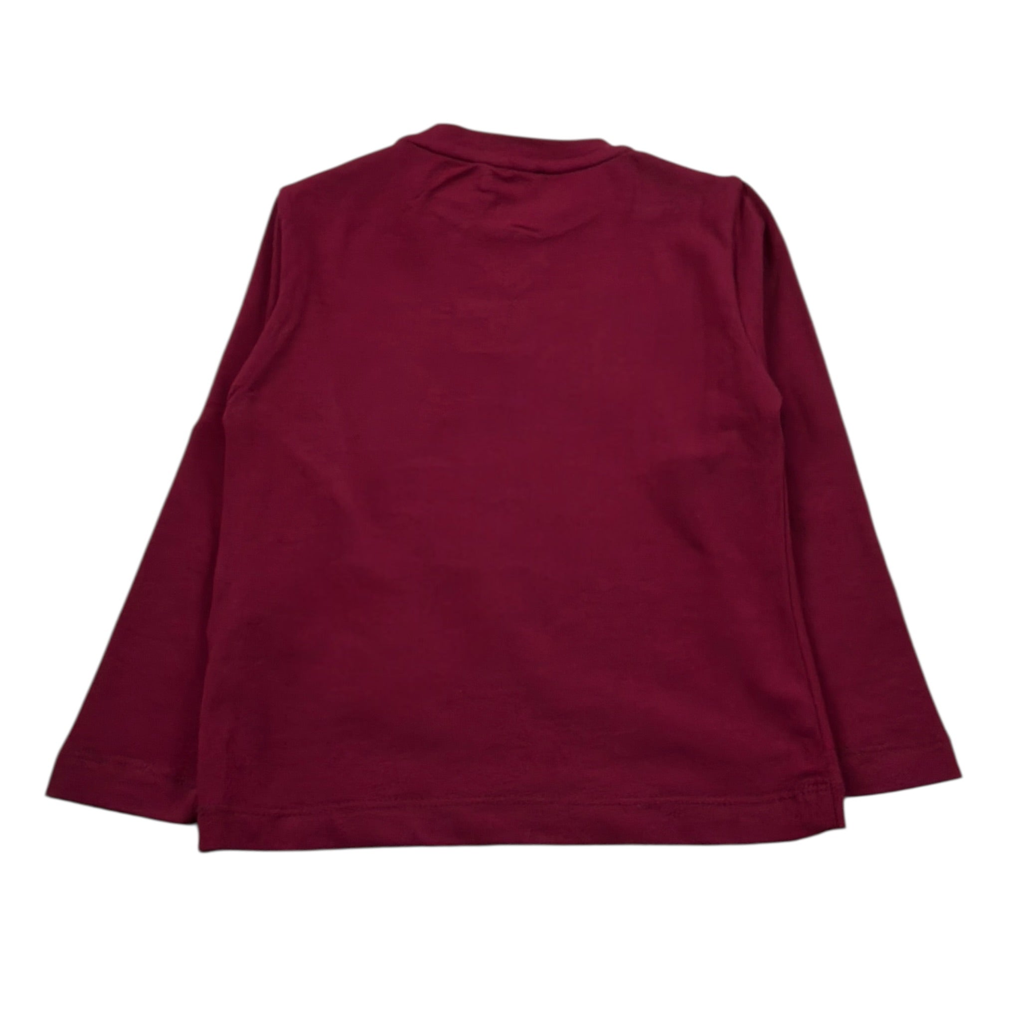 Elisabetta Franchi Shirt Girocollo tinta unita con Logo Bordeaux per Neonata EGTS105 BORDEAUX ELISABETTA FRANCHI 