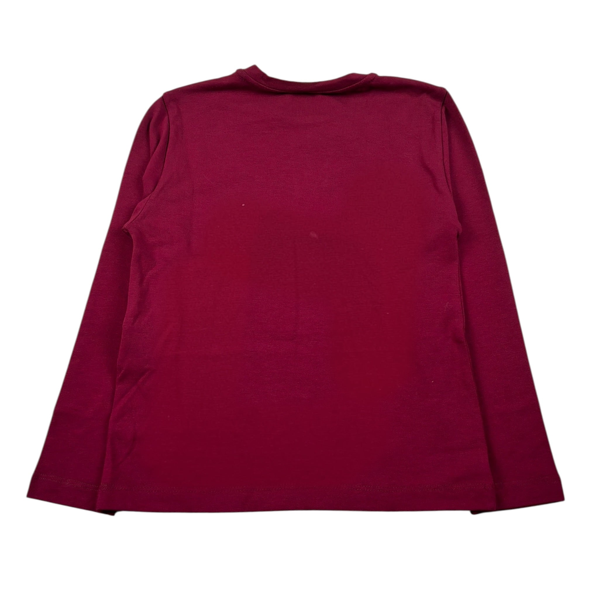 Elisabetta Franchi Shirt Girocollo tinta unita con Logo Bordeaux per Neonata EGTS105X BORDEAUX ELISABETTA FRANCHI 
