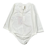 Elisabetta Franchi Body tinta unita Manica Lunga Bianco per Neonata ENBD005 BIANCO ELISABETTA FRANCHI 