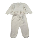 Elisabetta Franchi Completo 2 Pezzi Maglia-Pantalone tinta unita Panna per Neonata ENCD100 PANNA ELISABETTA FRANCHI 