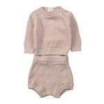 Elisabetta Franchi Completo 2Pz Coulotte-Maglia Rosa per Neonata ENCD104 ROSA ELISABETTA FRANCHI 