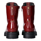 Elisabetta Franchi Stivali Tinta Uniita con Applicazioni Rosso per Bambina F4A5E0414 ROSSO ELISABETTA FRANCHI 