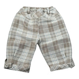 Emanuel Pris Pantalone Fantasia Quadri Beige per Neonato EP109I BEIGE EMANUEL PRIS 