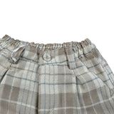 Emanuel Pris Pantalone Fantasia Quadri Beige per Neonato EP109I BEIGE EMANUEL PRIS 