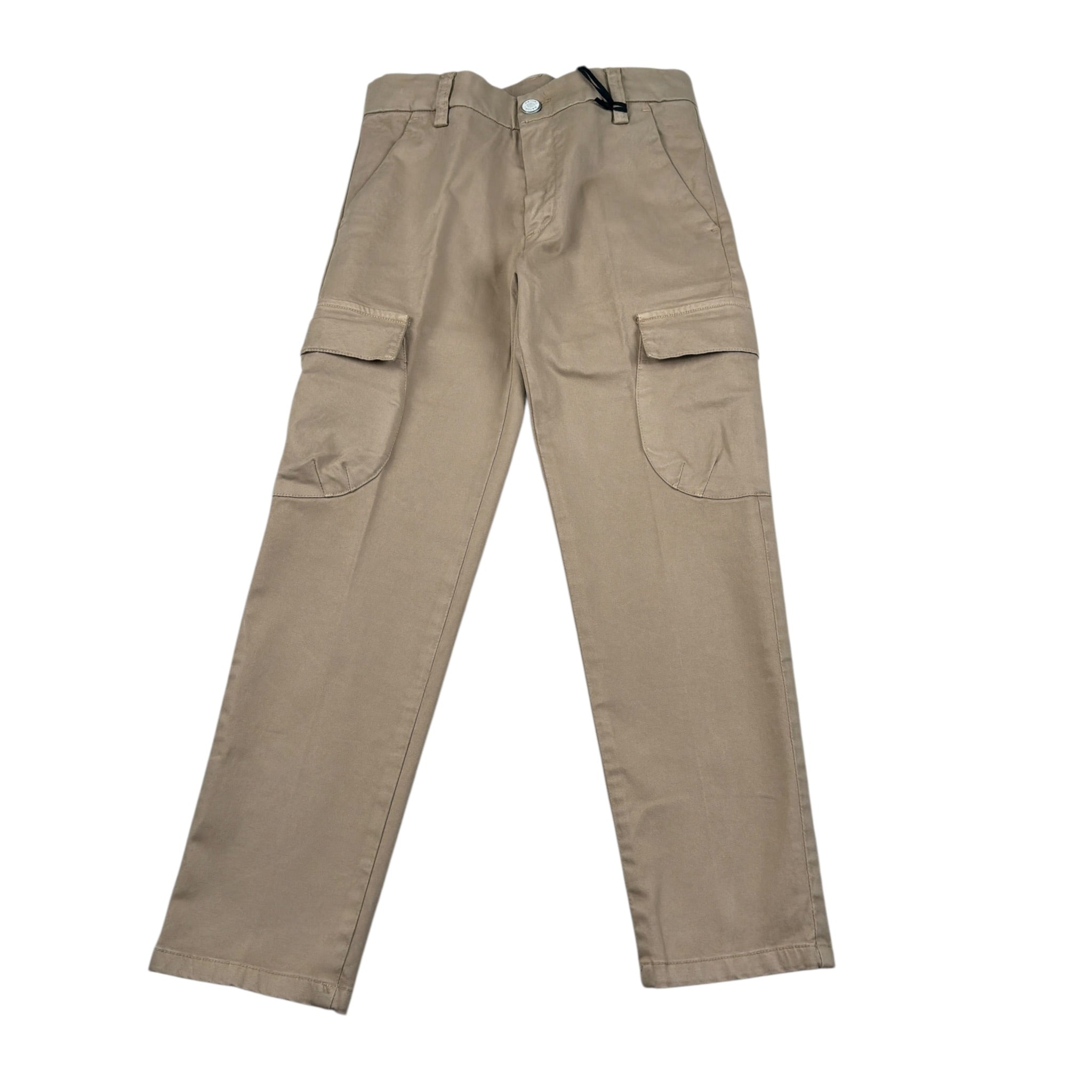 Emanuel Pris Pantalone tinta unita con Girovita Regolabile Beige per Bambino EPT6276B BEIGE EMANUEL PRIS 
