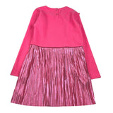 Emc Abito tinta unita Manica Lunga Fuxia per Bambina AA4800 FUXIA EMC 