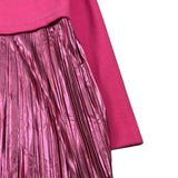 Emc Abito tinta unita Manica Lunga Fuxia per Bambina AA4800 FUXIA EMC 