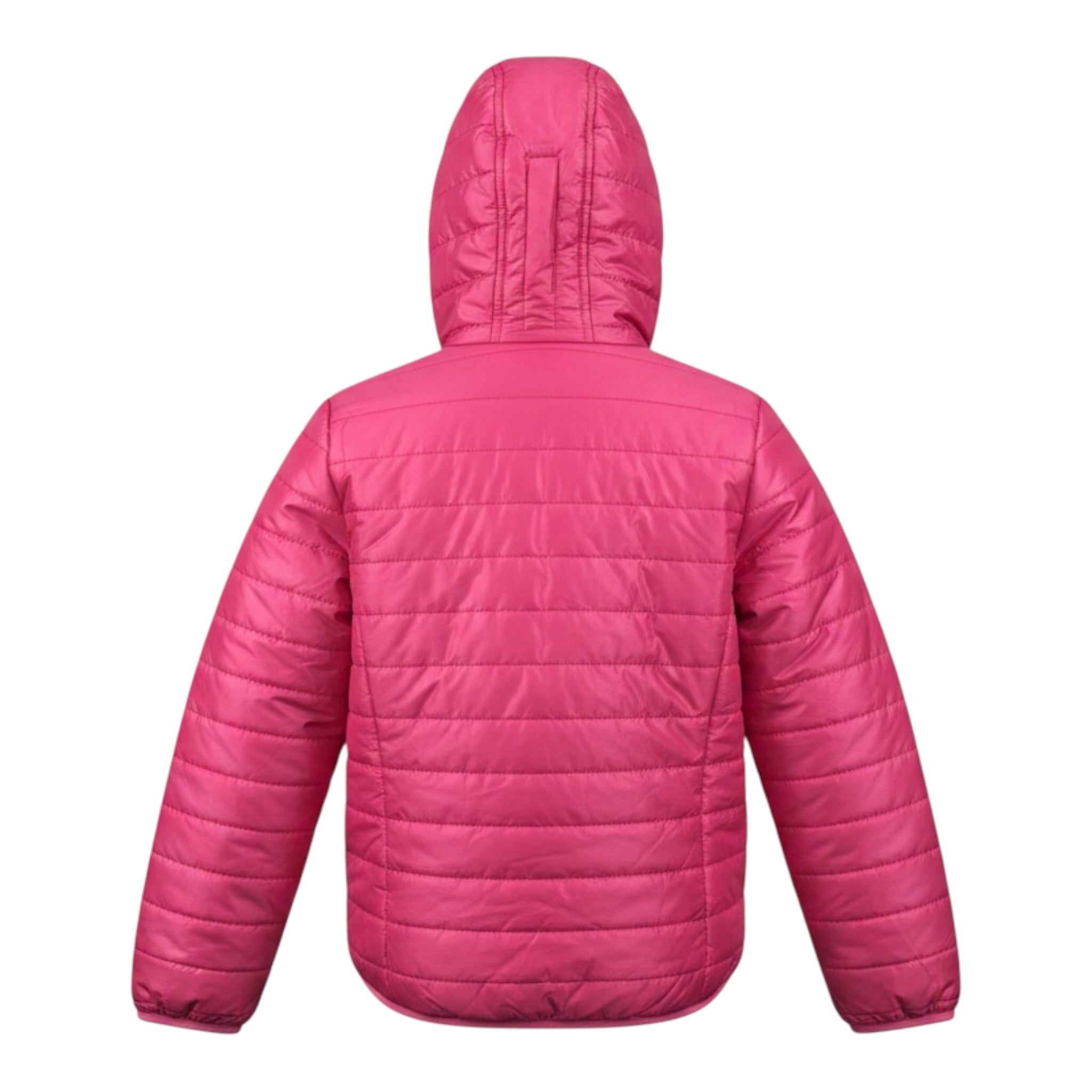 Emc Giubbino tinta unita con Zip E Cappuccio Fuxia per Bambina AV1156 FUXIA EMC 
