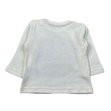 Emc Shirt Girocollo tinta unita con Stampa Panna per Neonato BX1544 PANNA EMC 