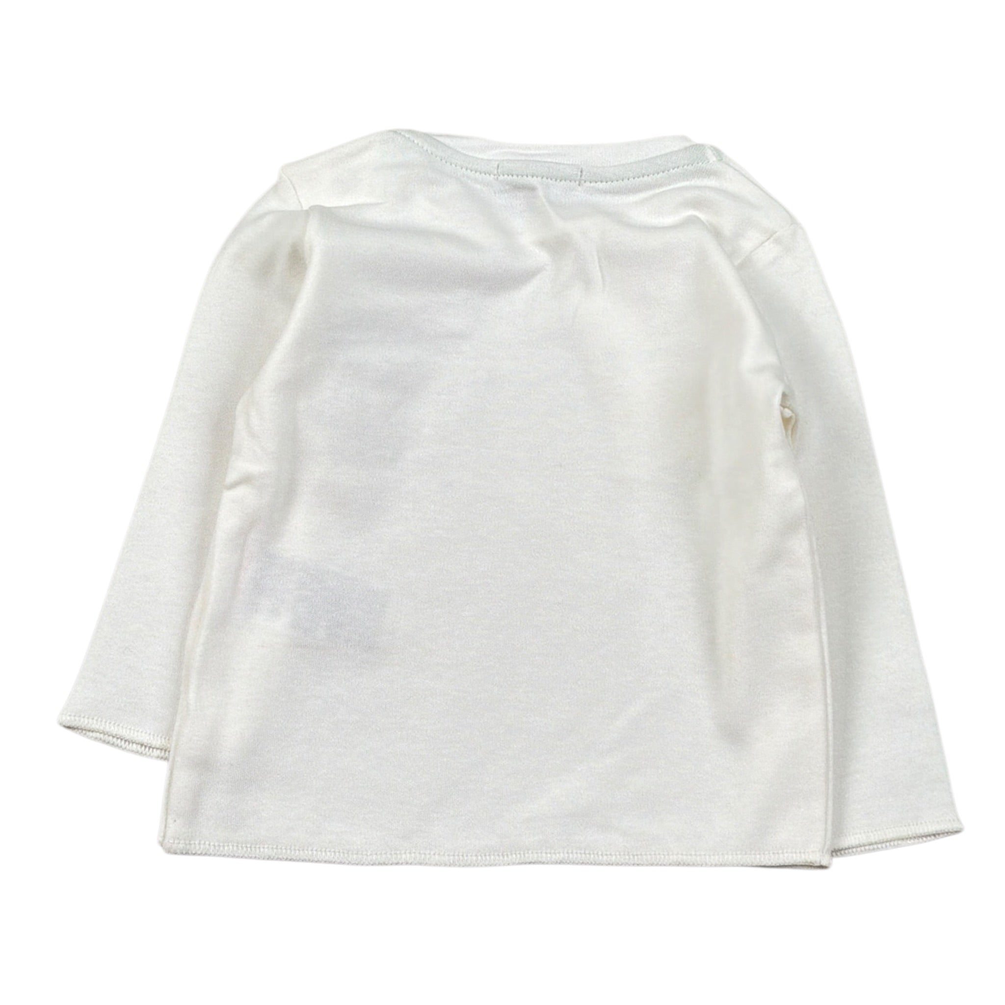 Emc Shirt Girocollo tinta unita con Stampa Bianco per Neonato BX1816 BIANCO EMC 