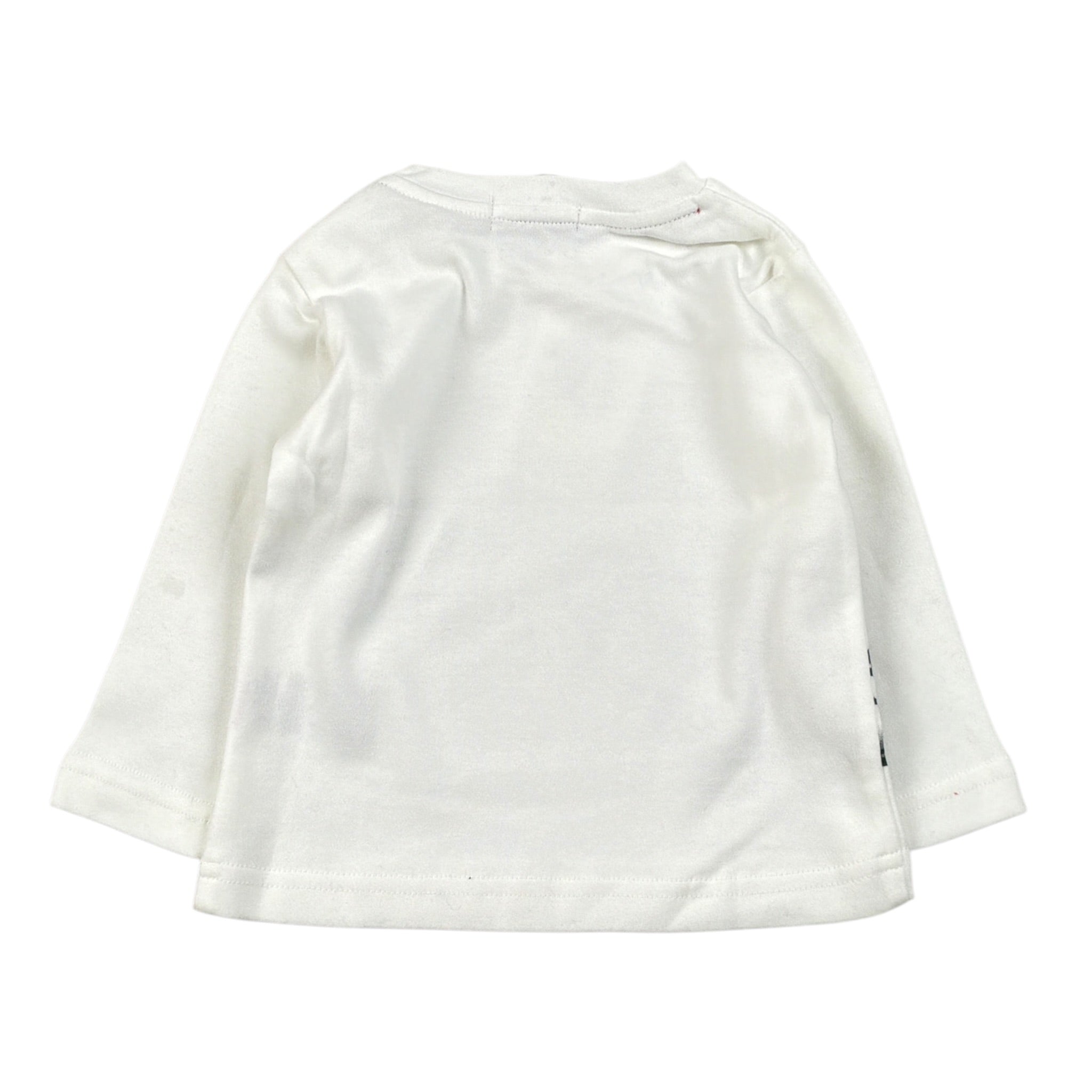 Emc Shirt Girocollo tinta unita con Stampa Bianco per Neonato BX2264 BIANCO EMC 