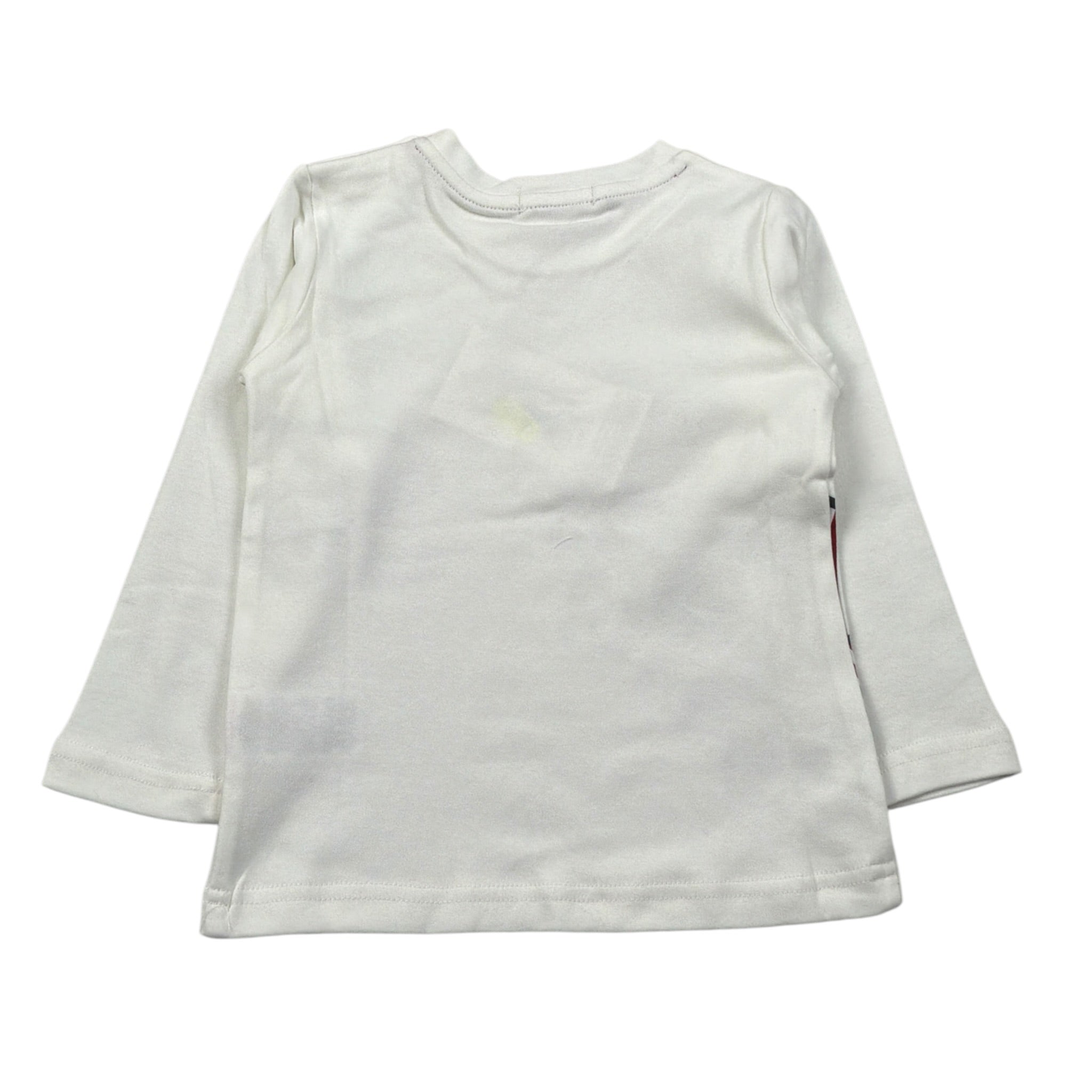 Emc Shirt Girocollo tinta unita con Stampa Panna per Neonato BX2264 PANNA EMC 