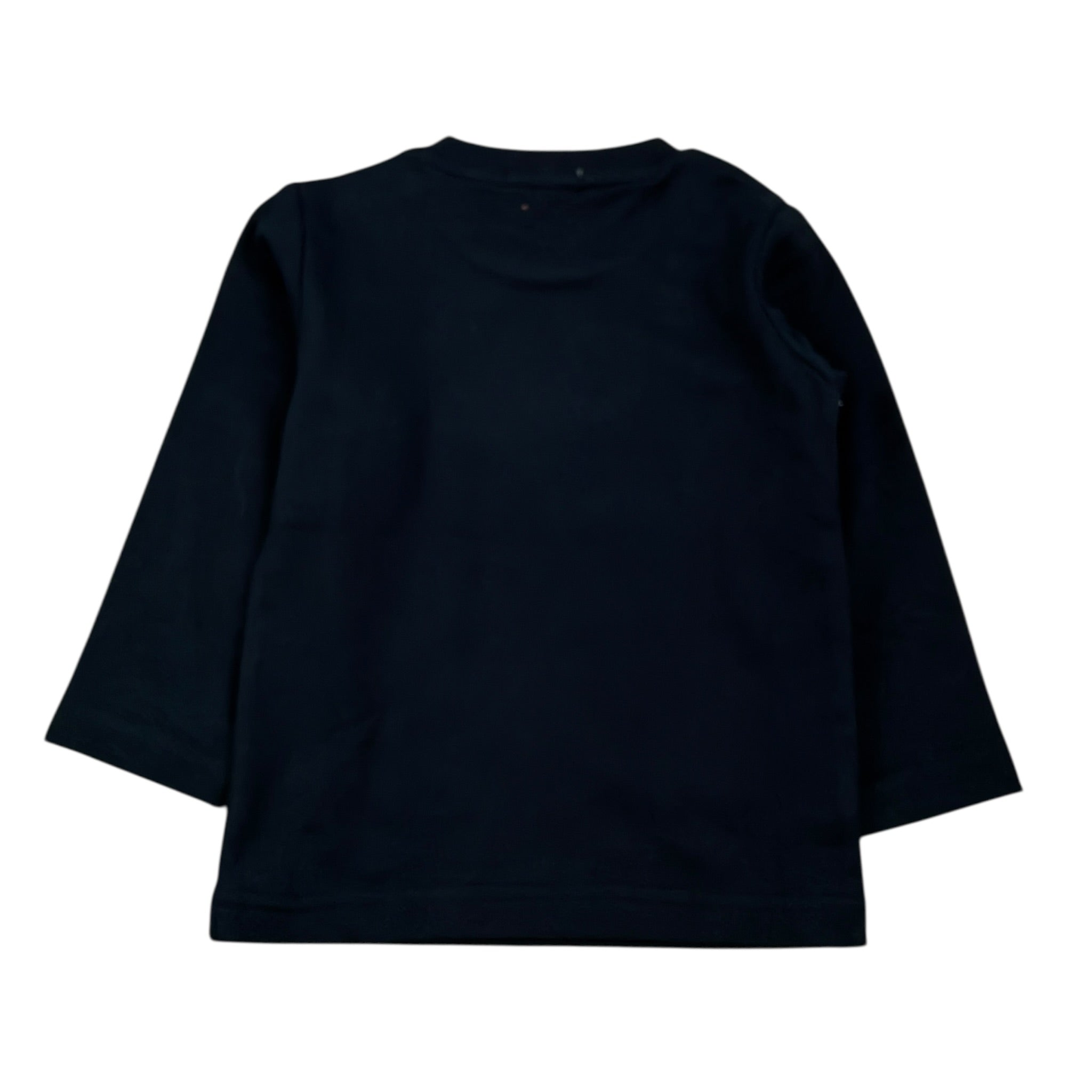 Emc Shirt Girocollo tinta unita con Stampa Blu per Neonato BX2266 BLU EMC 