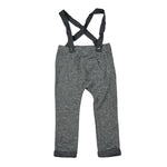 Emc Pantalone tinta unita con Bretelle Grigio per Neonato BZ6524 GRIGIO EMC 