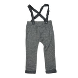 Emc Pantalone tinta unita con Bretelle Grigio per Neonato BZ6524 GRIGIO EMC 