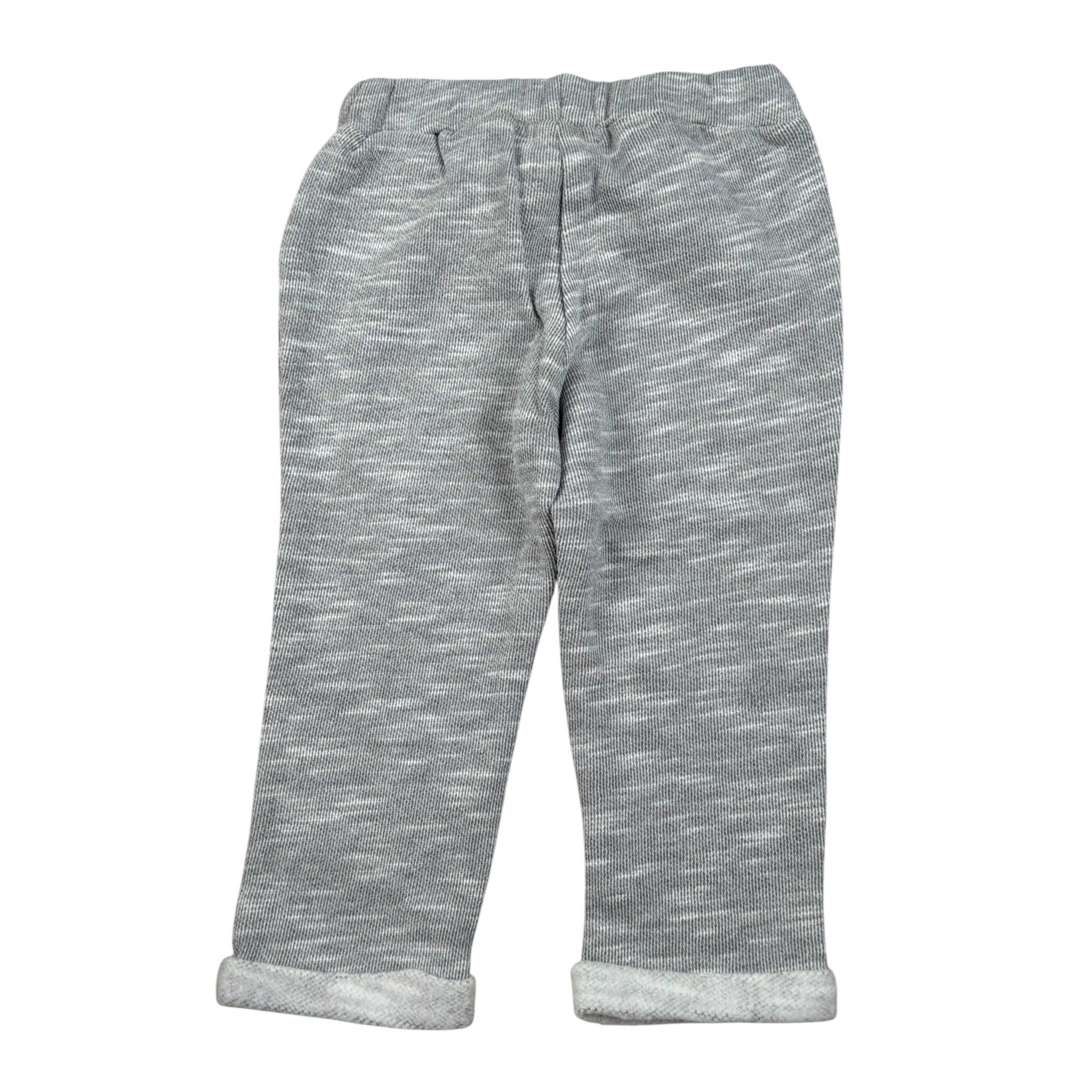 Emc Pantalone tinta unita con Elastico In Vita Grigio per Neonato BZ6723 GRIGIO EMC 