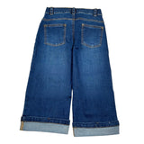 Emc Jeans tinta unita Modello A Palazzo Blu per Bambina BZ7213 BLU EMC 