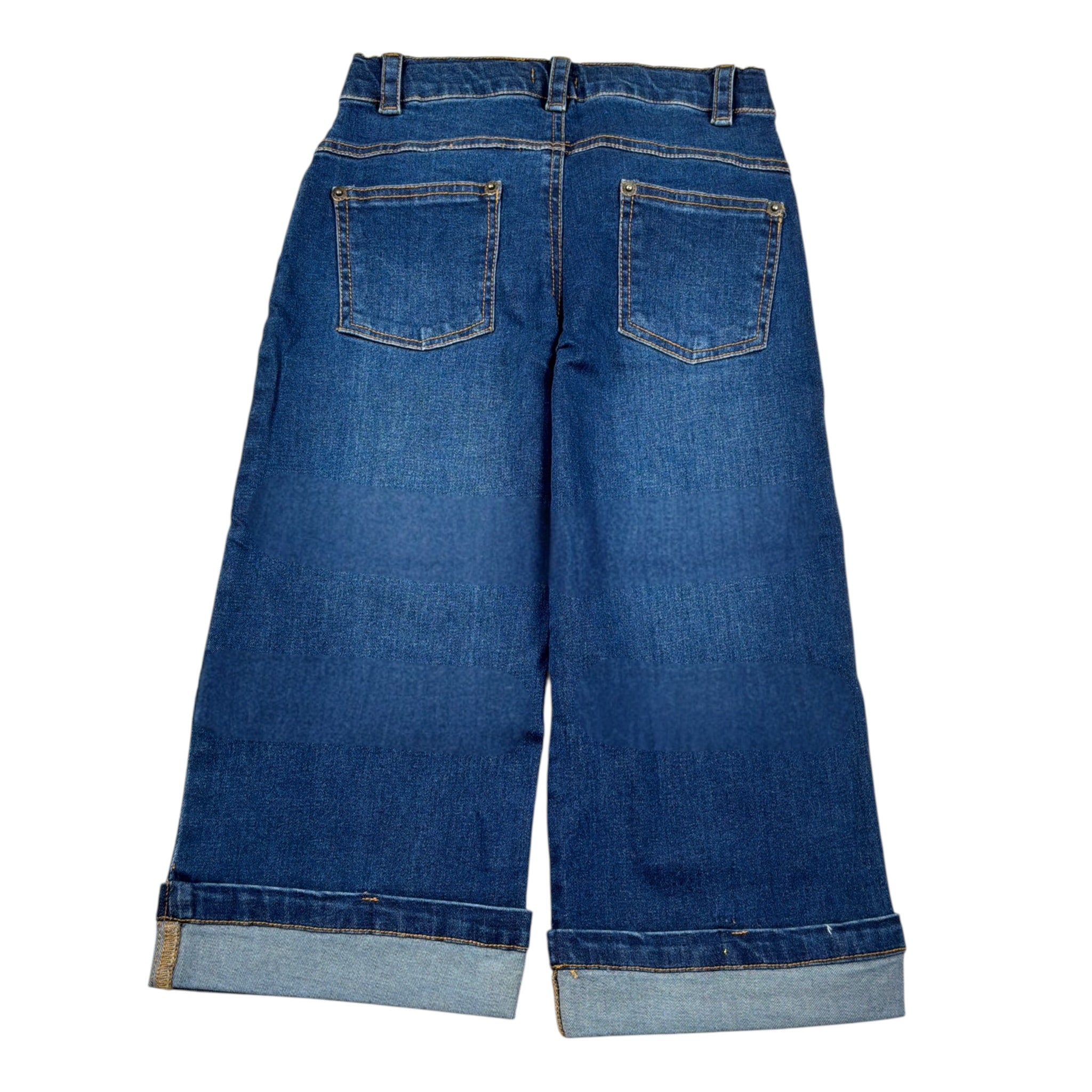 Emc Jeans tinta unita Modello A Palazzo Blu per Bambina BZ7213 BLU EMC 