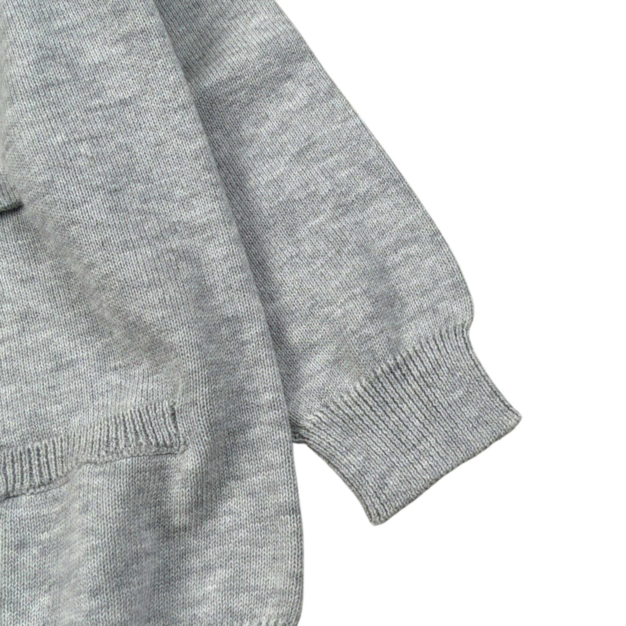 Emc Cardigan tinta unita con Bottoni Grigio per Neonato CE1033 GRIGIO EMC 
