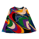 Emilio Pucci Shirt Girocollo Stampa Fantasia Multicolor per Bambina PV8A10 MULTICOLOR EMILIO PUCCI 
