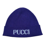 Emilio Pucci Cappello tinta unita con Logo Viola per Bambina PX0A27 VIOLA EMILIO PUCCI 