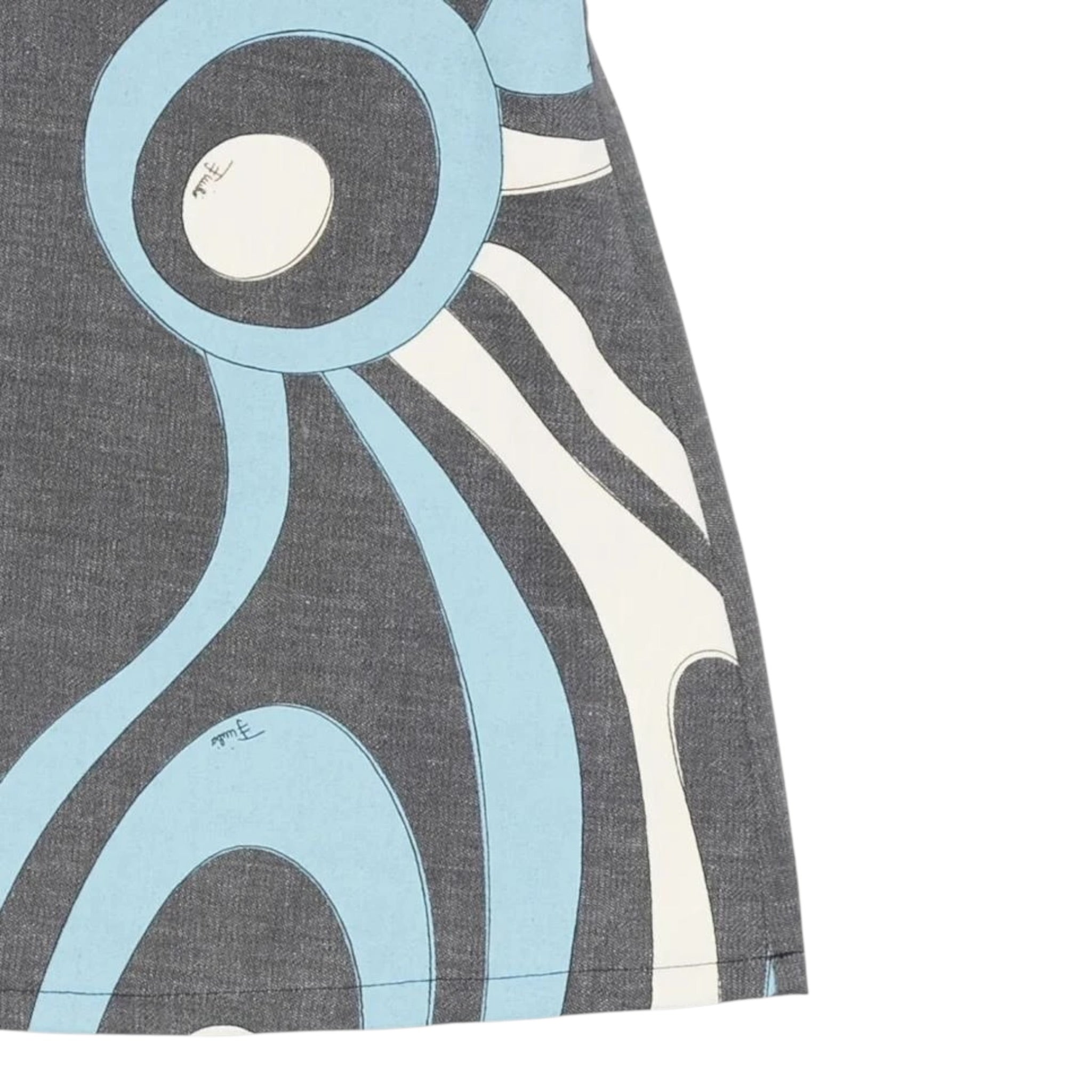 Emilio Pucci Gonna tinta unita con Stampa Grigio per Bambina PX7B31D0134 GRIGIO EMILIO PUCCI 