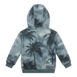 Emporio Armani Felpa tinta unita con Fantasia E Cappuccio Azzurro per Bambino 3D4MJE AZZURRO EMPORIO ARMANI 