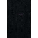 Emporio Armani Maglia tinta unita con Logo Blu per Bambino 6D4M57 BLU EMPORIO ARMANI 
