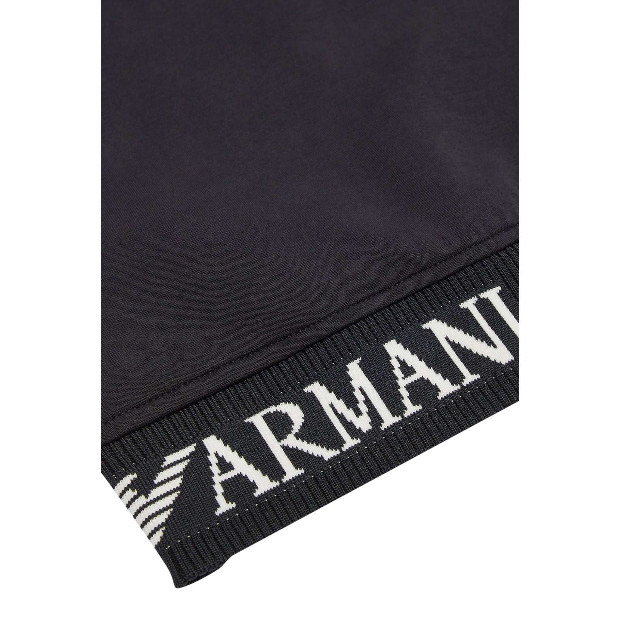 Emporio Armani Felpa tinta unita con Logo Blu per Bambino 6D4MJG BLU EMPORIO ARMANI 