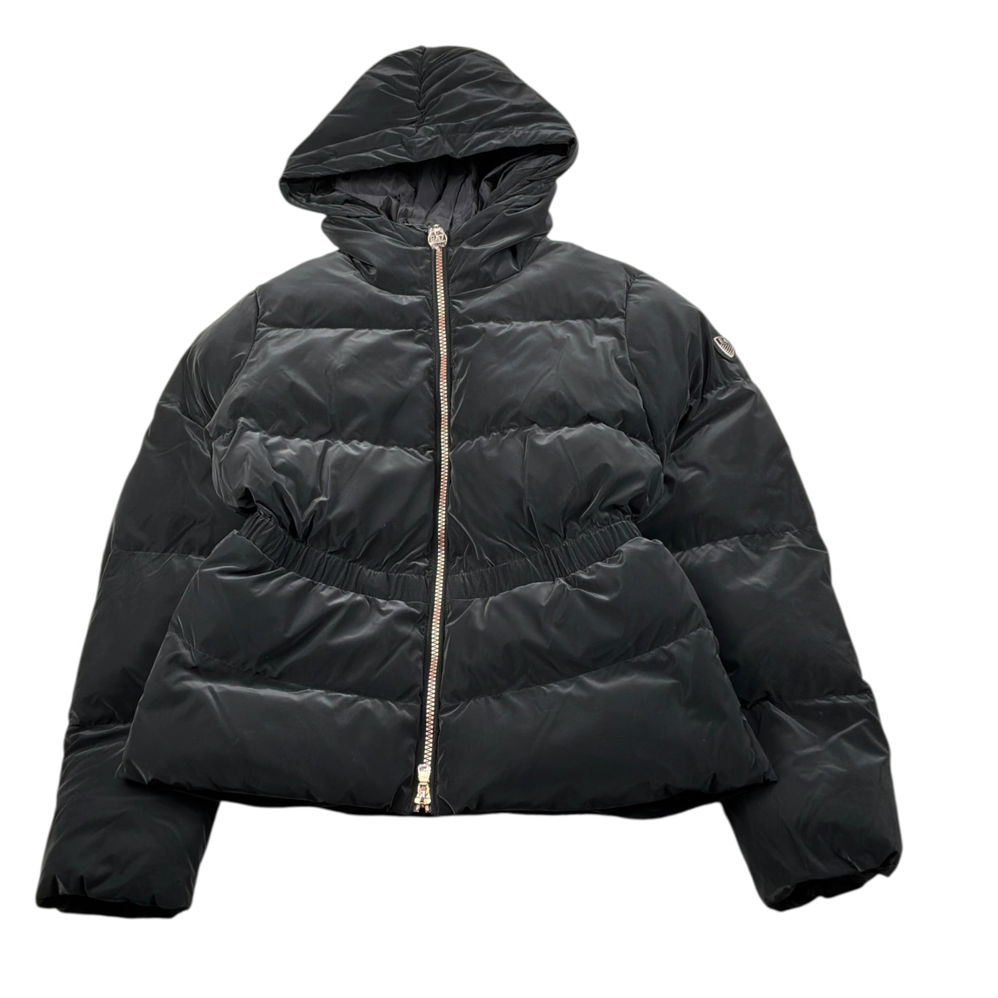 Emporio Armani Giubbino tinta unita con Logo Nero per Bambina 6DFB02 NERO EMPORIO ARMANI 