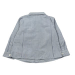 Emporio Armani Camicia Manica Lunga Fantasia A Righe Blu per Neonato 6DHCJD BLU EMPORIO ARMANI 