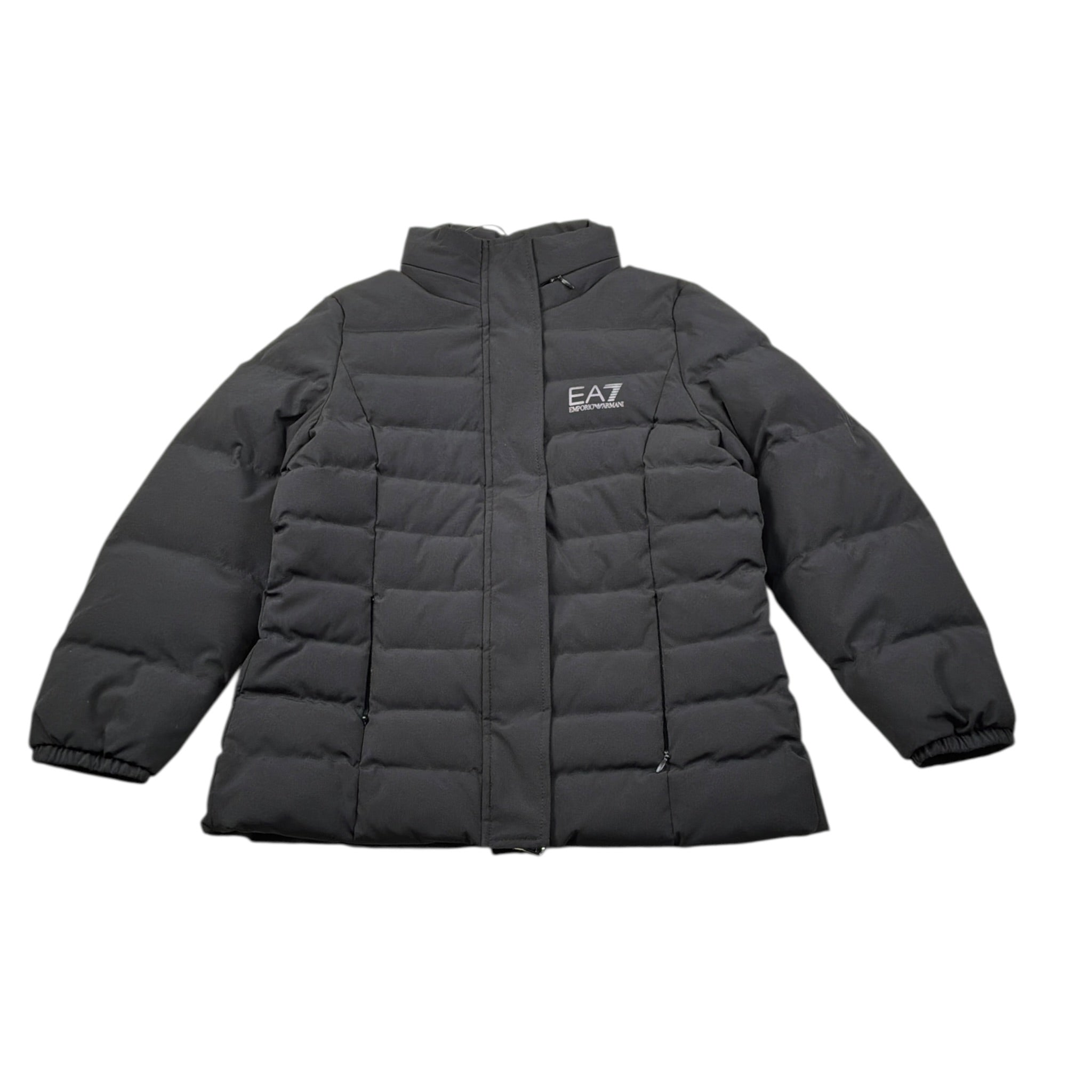 Emporio Armani Giubbino tinta unita con Logo Nero per Bambino 6LFB02 NERO EMPORIO ARMANI 