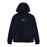 Emporio Armani Felpa Chiusa con Cappuccio tinta unita Blu per Bambino 7B000024 BLU EMPORIO ARMANI 