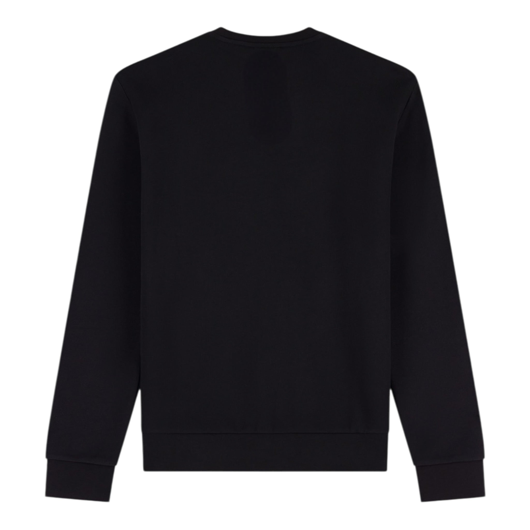Emporio Armani Felpa Chiusa Girocollo tinta unita con Stampa Nero per Bambino 7B000025X NERO EMPORIO ARMANI 