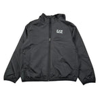 Emporio Armani Giubbino tinta unita con Zip E Cappuccio Nero per Bambino 7B000165X NERO EMPORIO ARMANI 