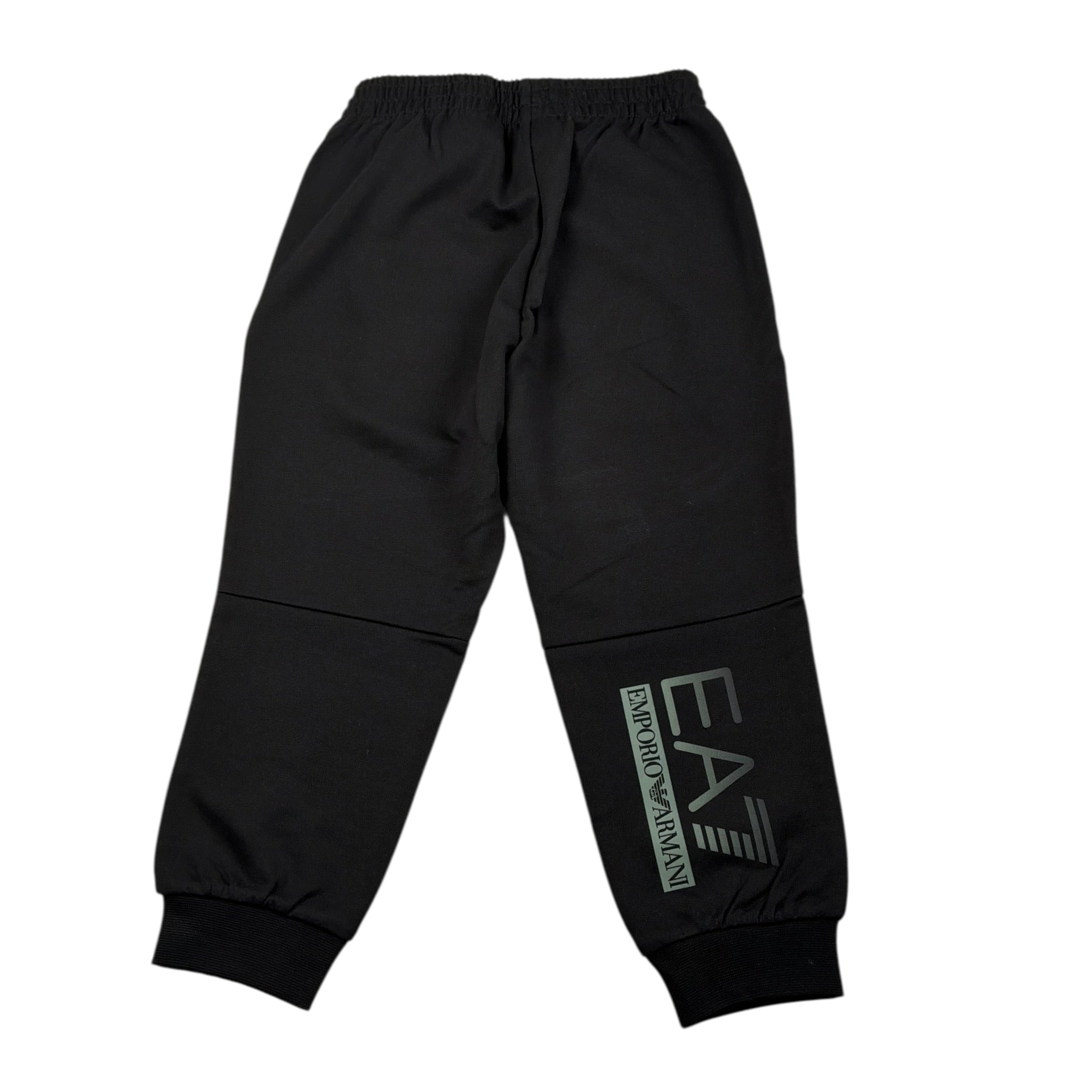 Emporio Armani Pantalone tinta unita con Logo Nero per Bambino 7B000172 NERO EMPORIO ARMANI 