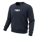Emporio Armani Felpa Chiusa Girocollo tinta unita con Logo Blu per Bambino 7B000184X BLU EMPORIO ARMANI 