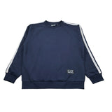 Emporio Armani Felpa Chiusa Girocollo tinta unita Blu per Bambino 7B000191 BLU EMPORIO ARMANI 