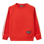 Emporio Armani Felpa Chiusa Girocollo tinta unita Rosso per Bambino 7B000191X ROSSO EMPORIO ARMANI 