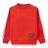 Emporio Armani Felpa Chiusa Girocollo tinta unita Rosso per Bambino 7B000191X ROSSO EMPORIO ARMANI 