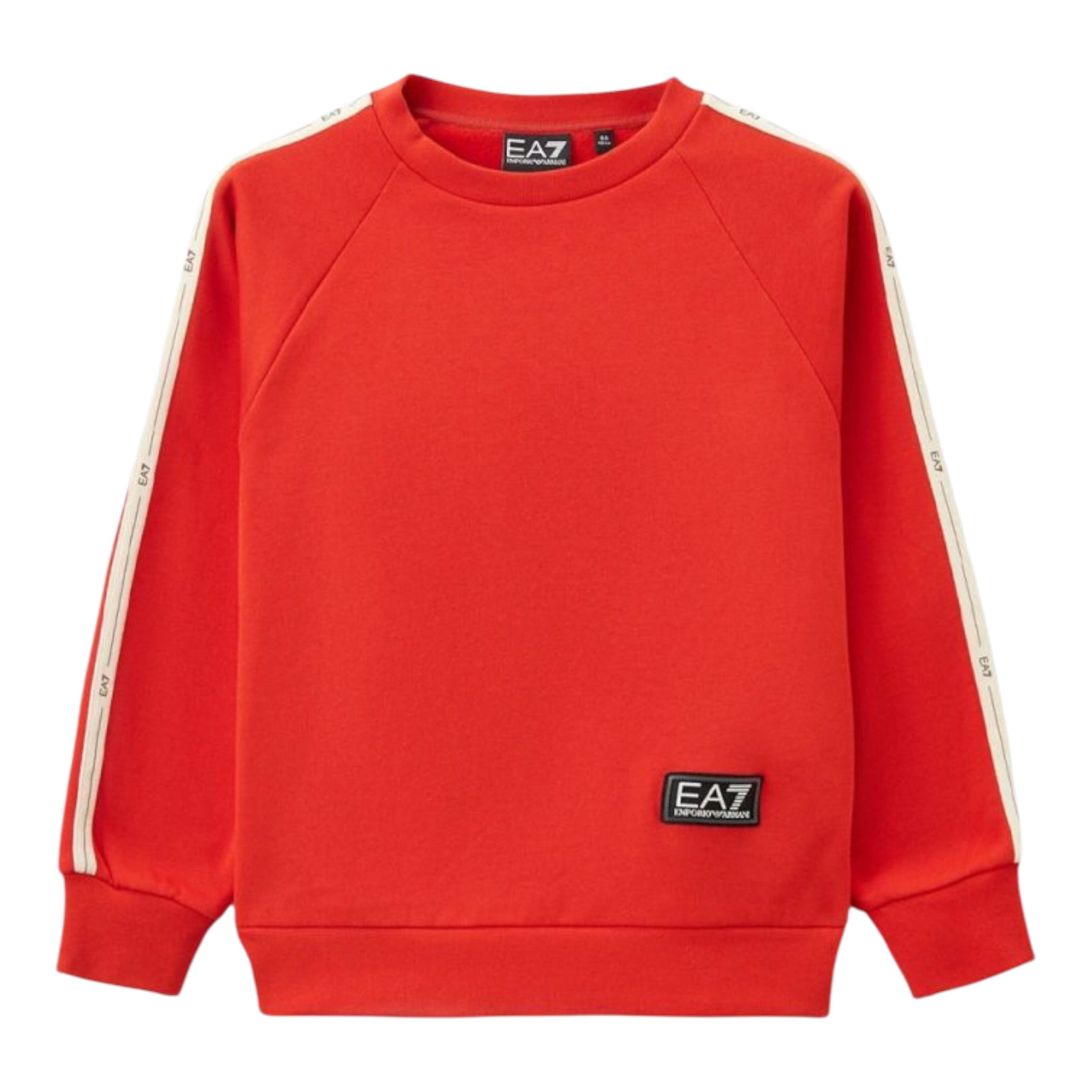 Emporio Armani Felpa Chiusa Girocollo tinta unita Rosso per Bambino 7B000191X ROSSO EMPORIO ARMANI 
