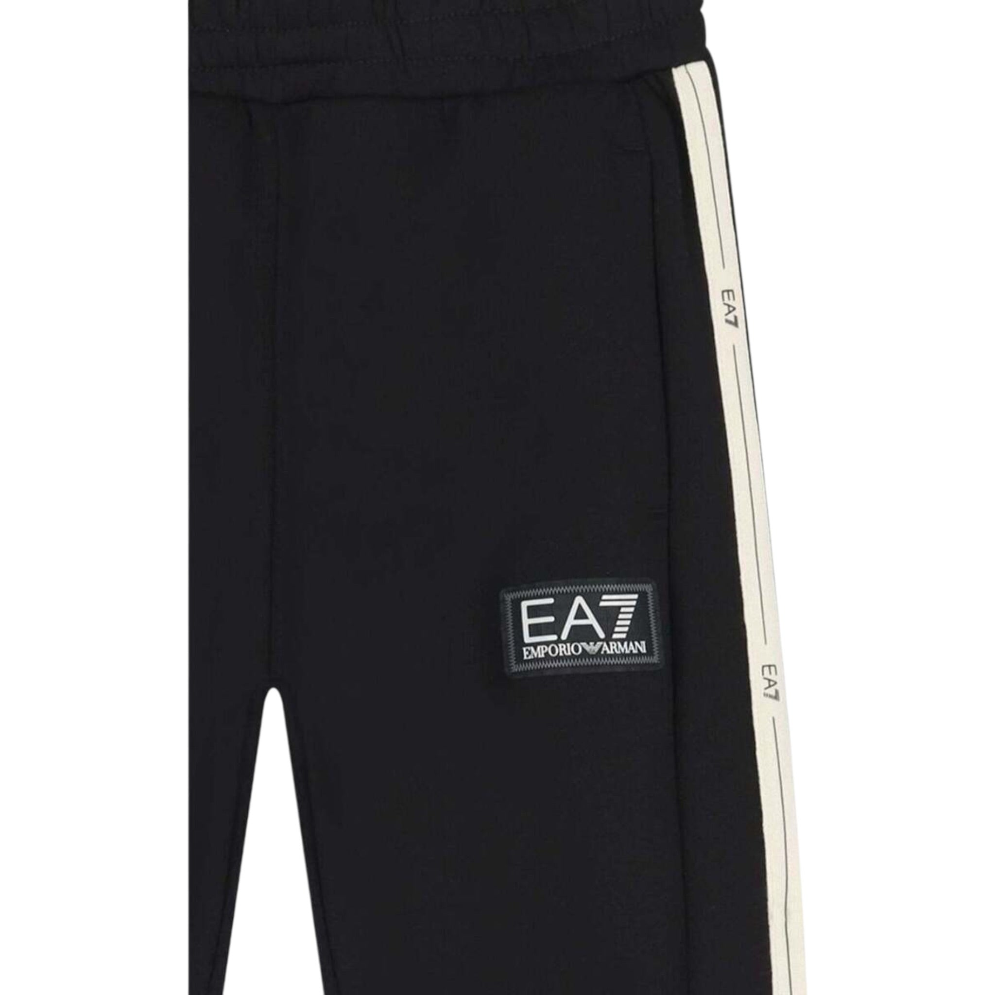 Emporio Armani Pantalone Modello Tuta tinta unita con Stampa Nero per Bambino 7B000194 NERO EMPORIO ARMANI 